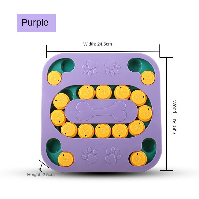 Interactive Slow-Feeder Puzzle Bowl