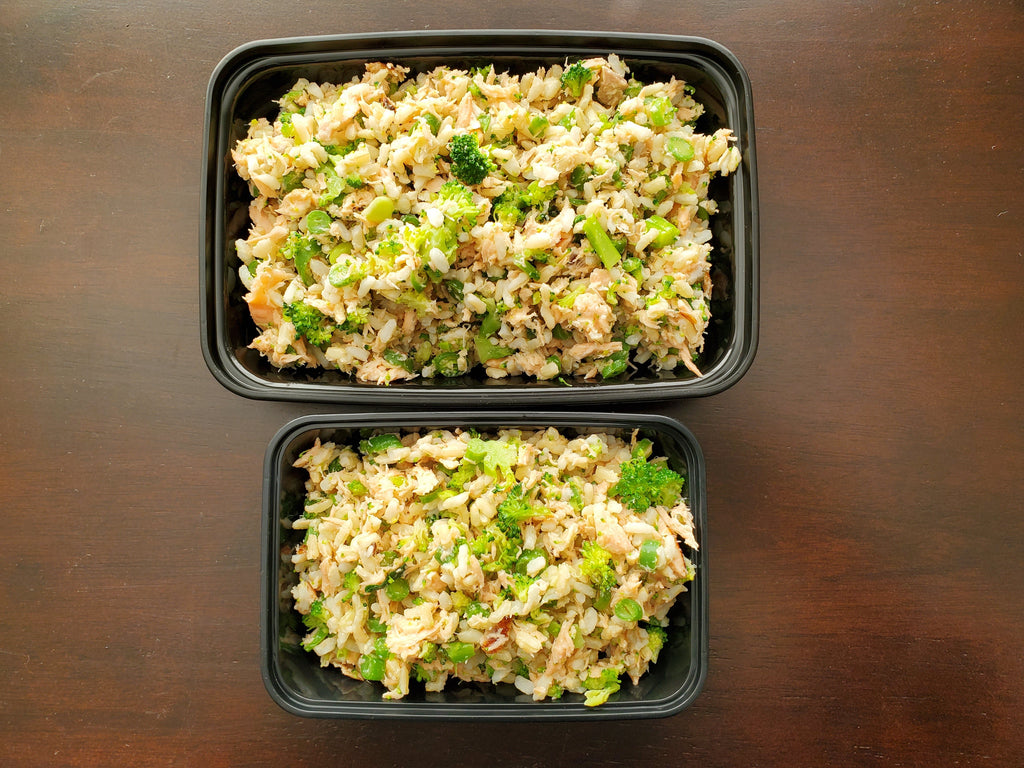 Din Din Small Breed Salmon Meals – 30 × 4 oz