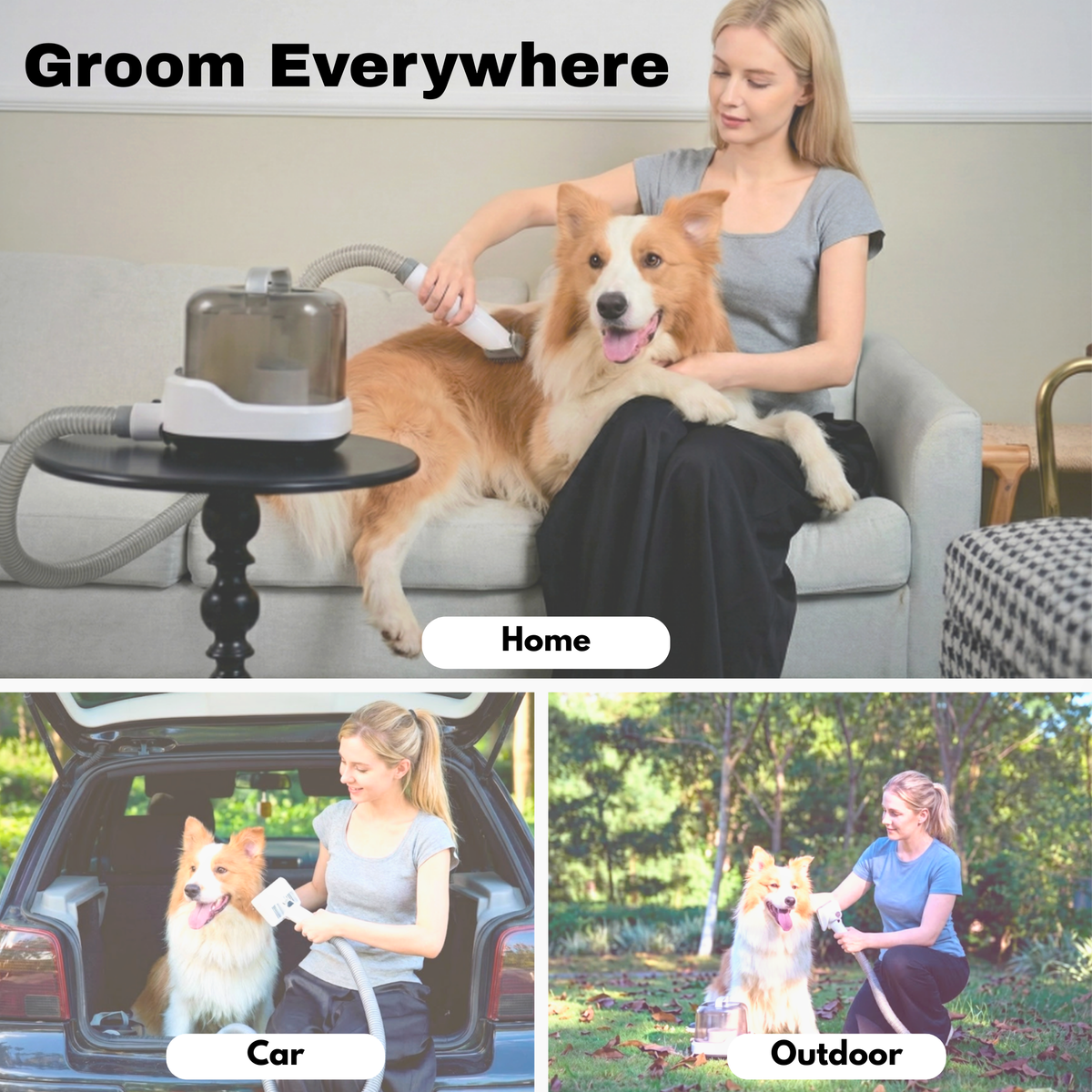 CalmCare™ Cordless Vacuum Grooming Kit