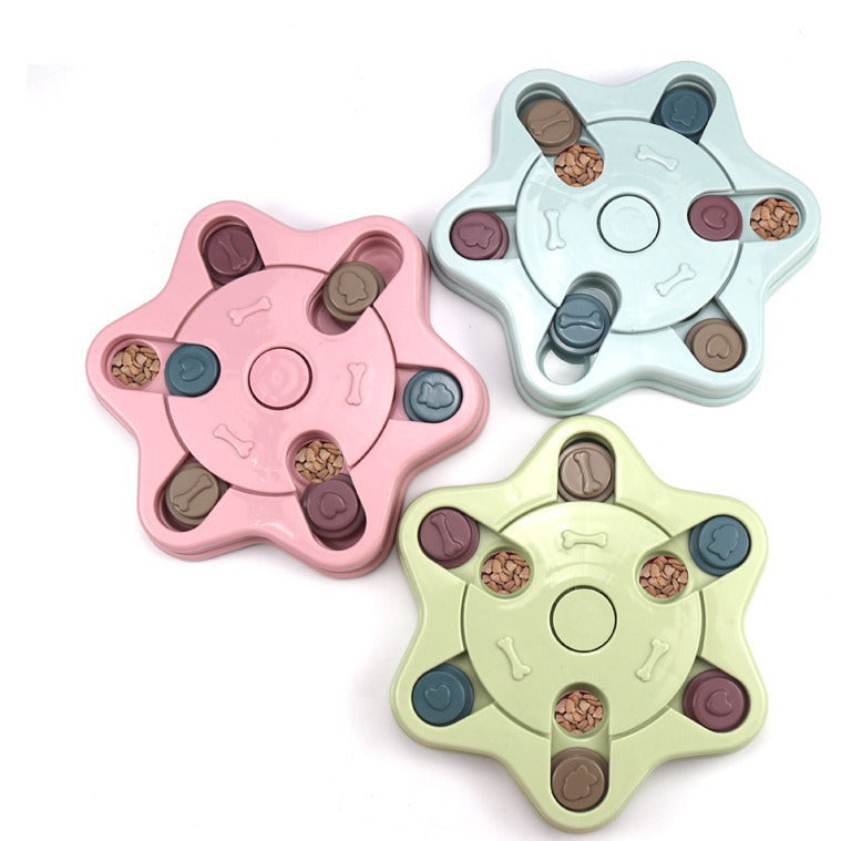 Interactive Slow-Feeder Puzzle Bowl