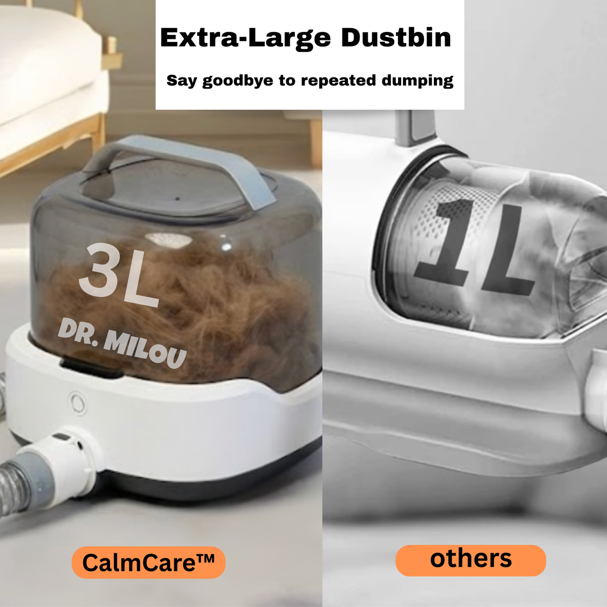 CalmCare™ Cordless Vacuum Grooming Kit