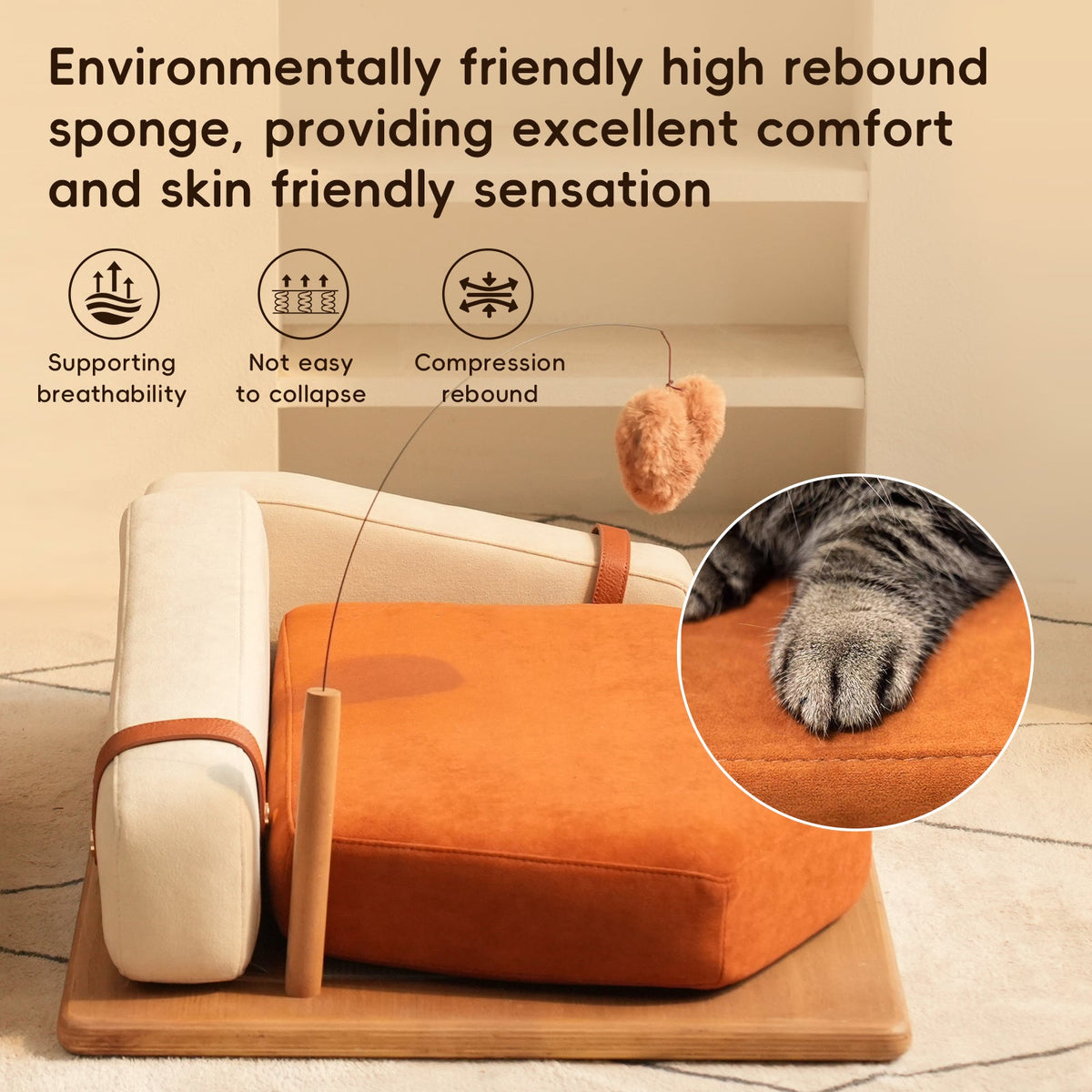 Modern Wooden Pet Bed