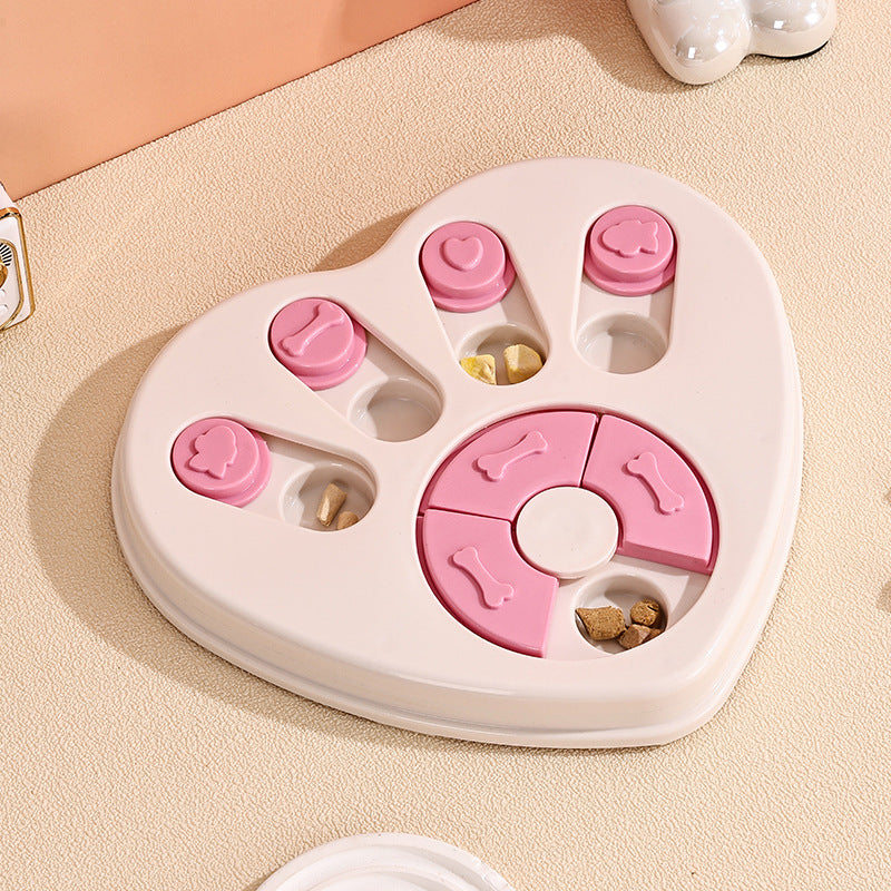 Interactive Slow-Feeder Puzzle Bowl