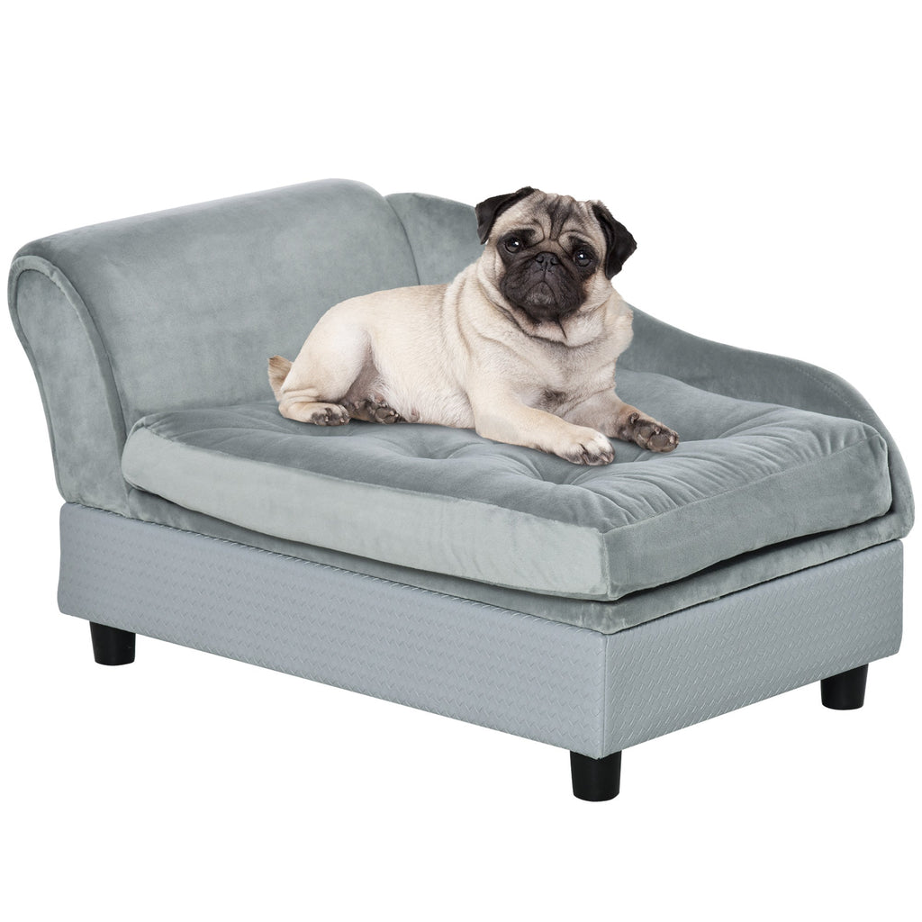 PawHut Luxury Dog Bed with Hidden Storage