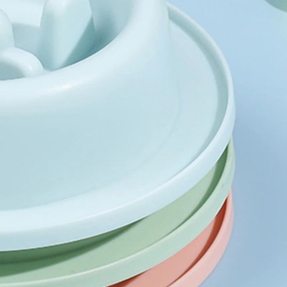 Slow-Feeder Dog Bowl