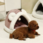Self-Warming Pet Cave Bed