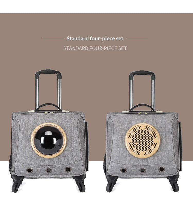 Wheeled Pet Travel Carrier