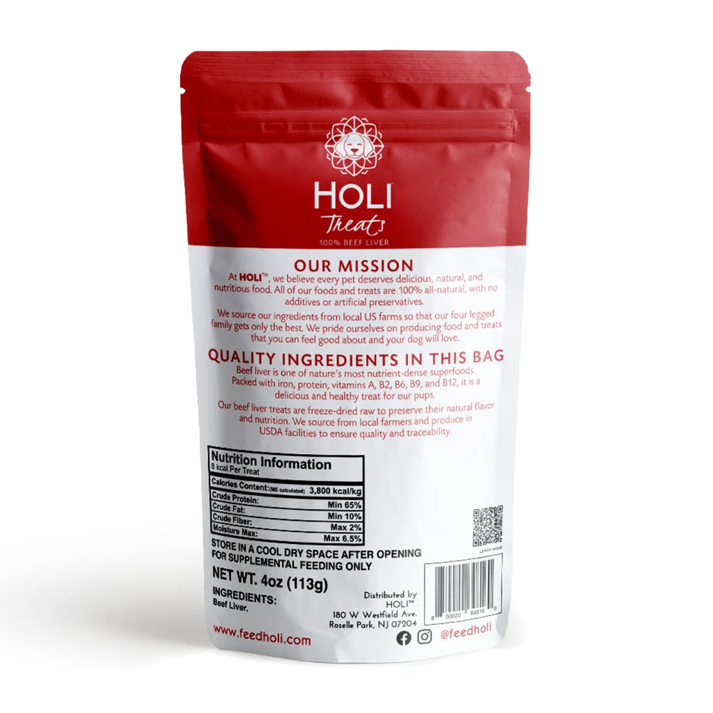 Freeze-Dried Beef Liver Dog Treats
