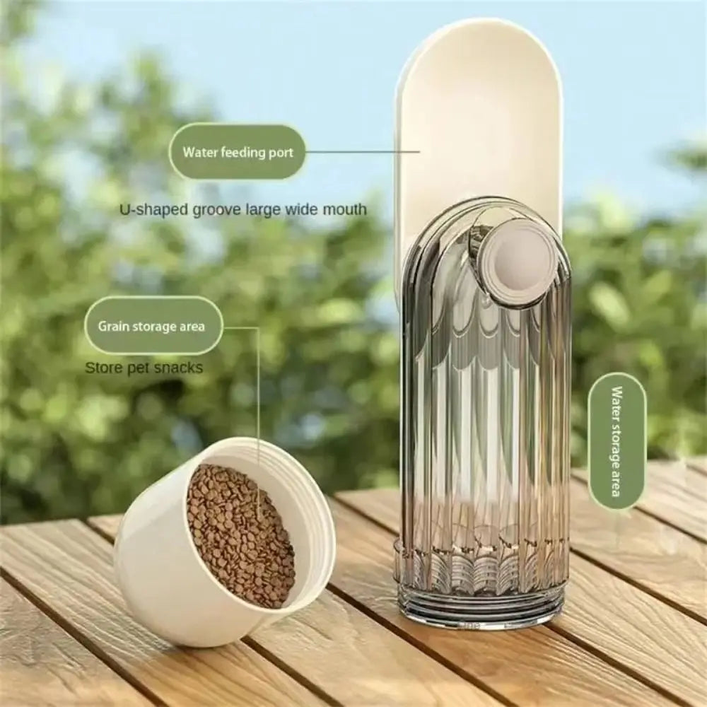 2-in-1 Portable Dog Water Bottle