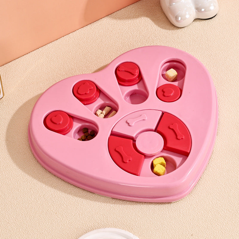 Interactive Slow-Feeder Puzzle Bowl