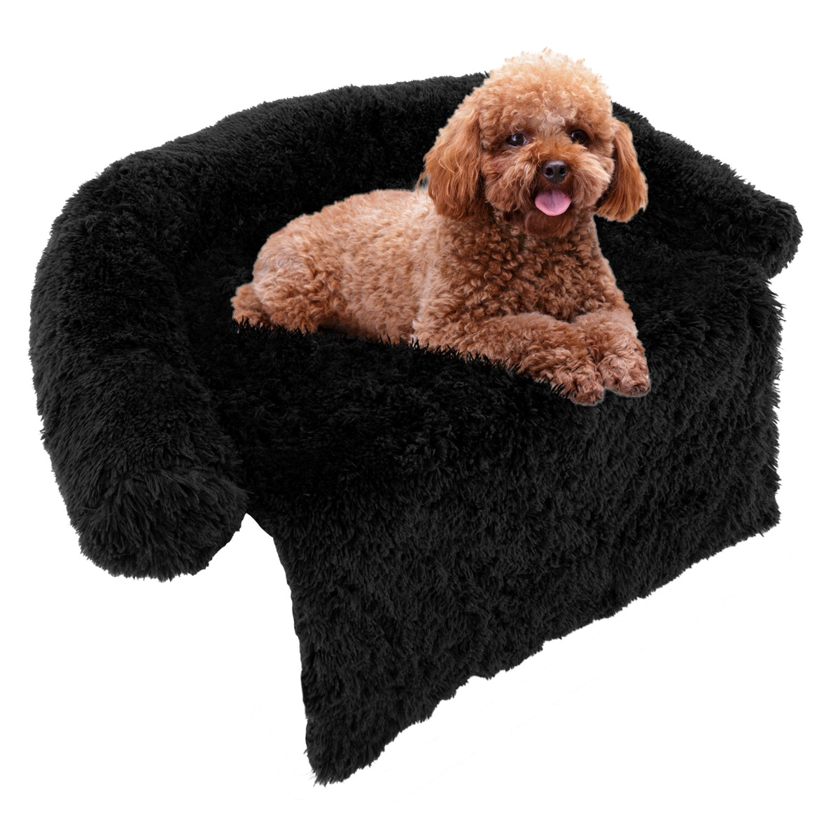 Plush Calming Dog Couch Bed