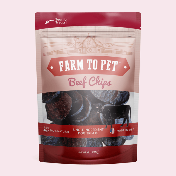 Single-Ingredient Beef Chips Dog Treats