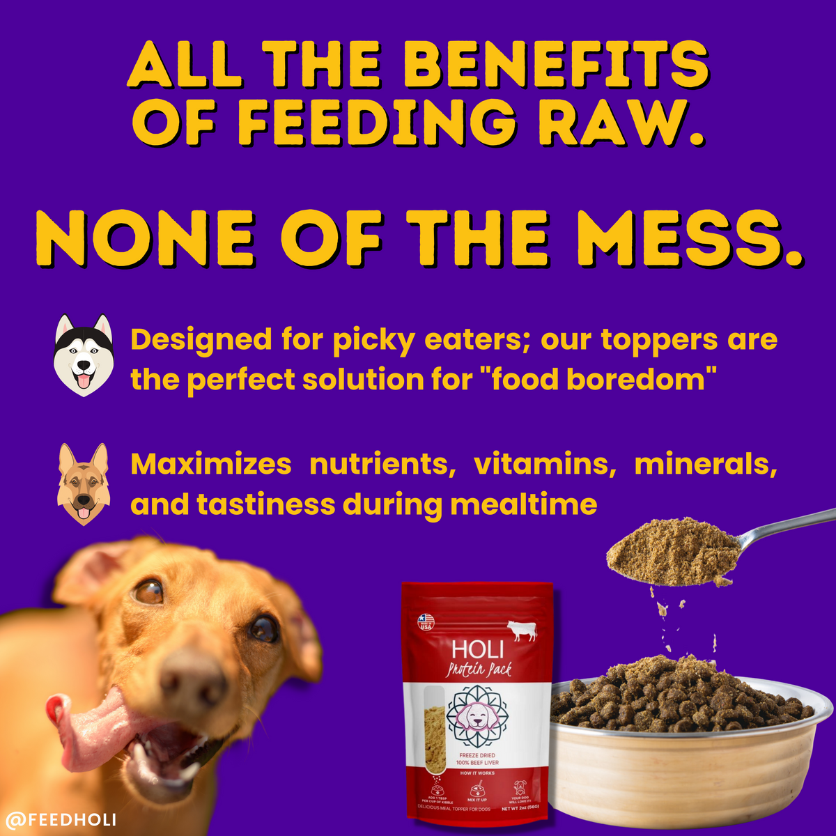 Freeze-Dried Chicken Breast Food Topper