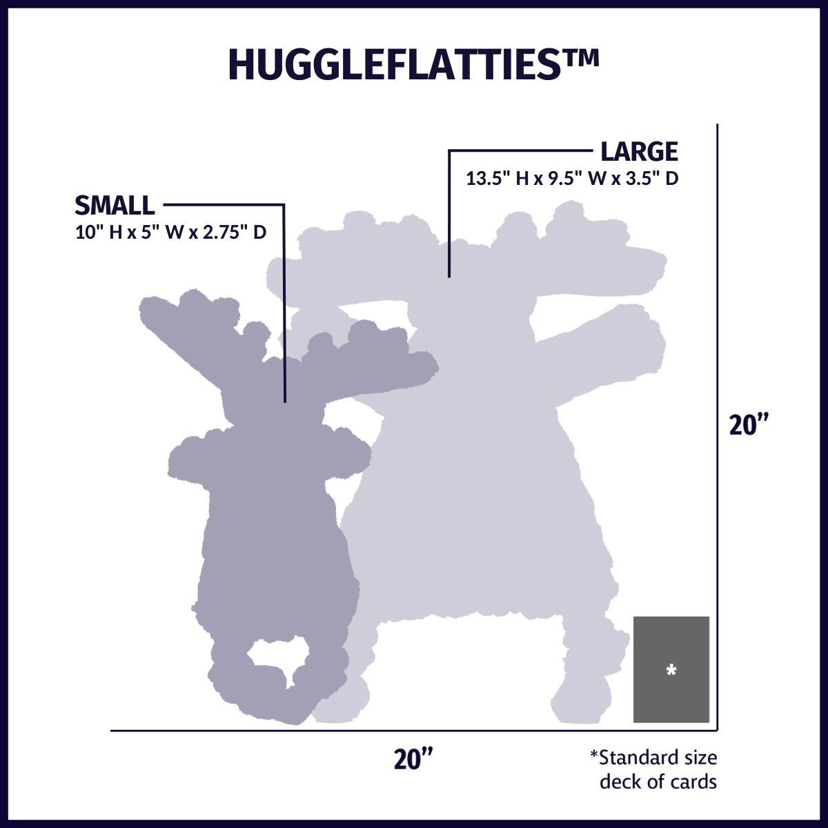 Morris Moose HuggleFlatties™ Plush Dog Toy