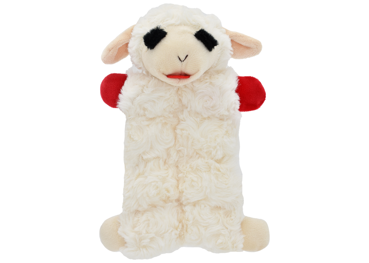 Multipet Lamb Chop Squeaker Mat – 9 in