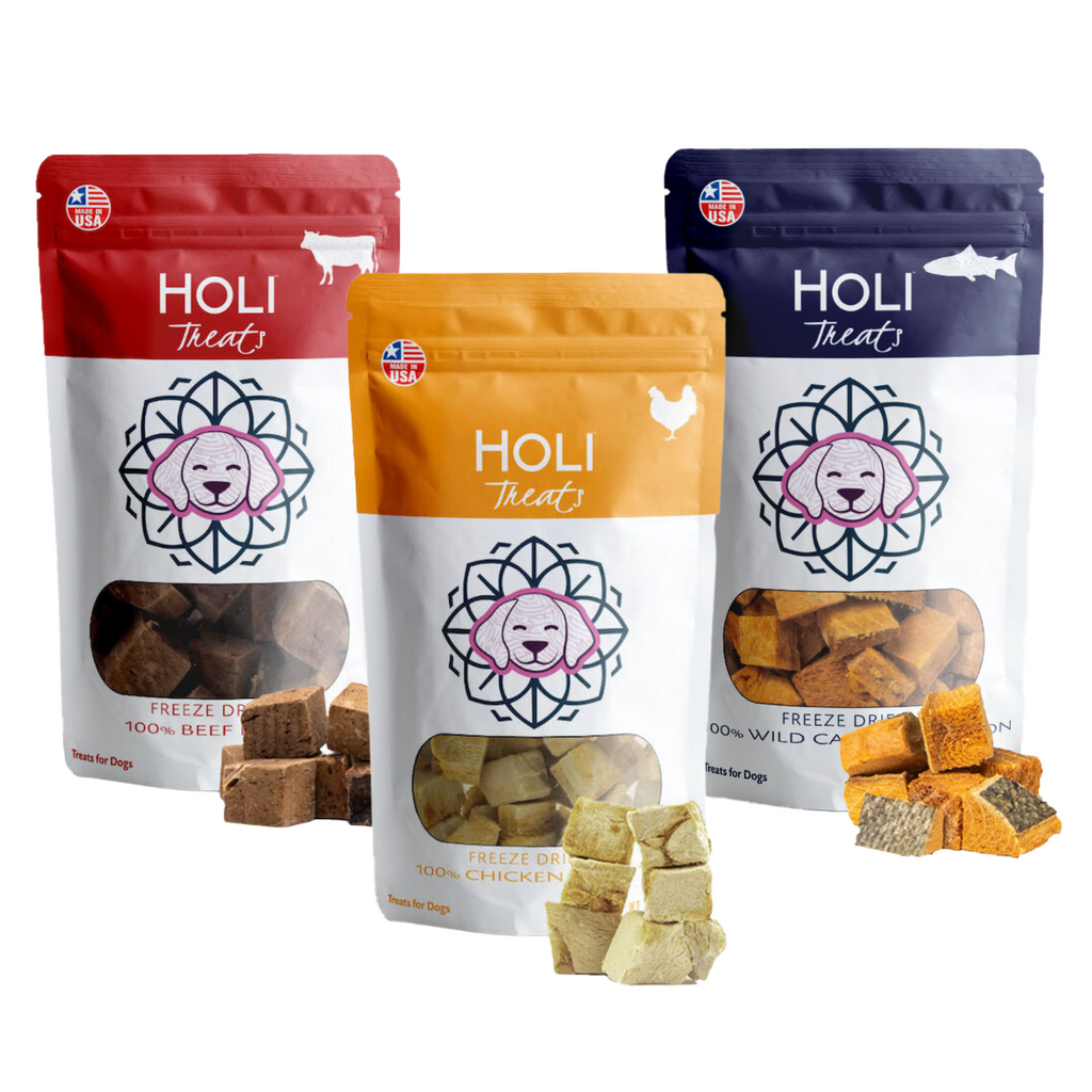 Beef, Salmon & Chicken Treat Variety Pack