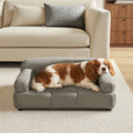 Marcel Upholstered Pet Bed – Uptown Gray Velvet