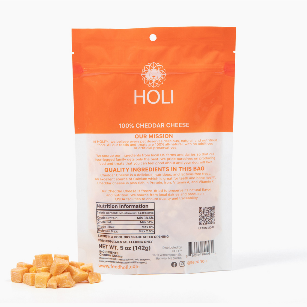 Freeze-Dried Cheddar Cheese Dog Treats