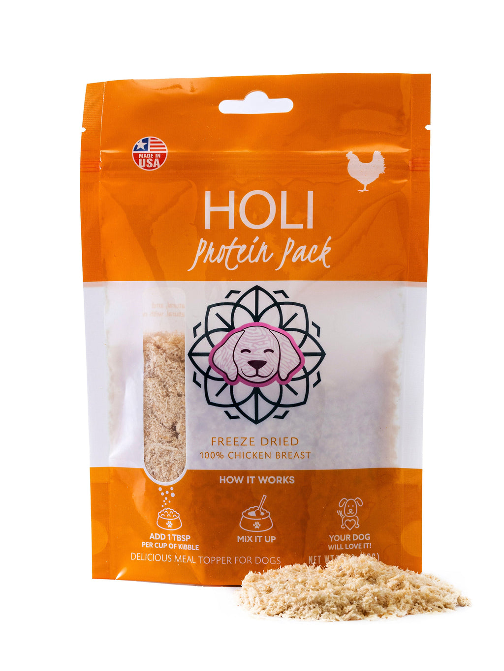Freeze-Dried Chicken Breast Food Topper