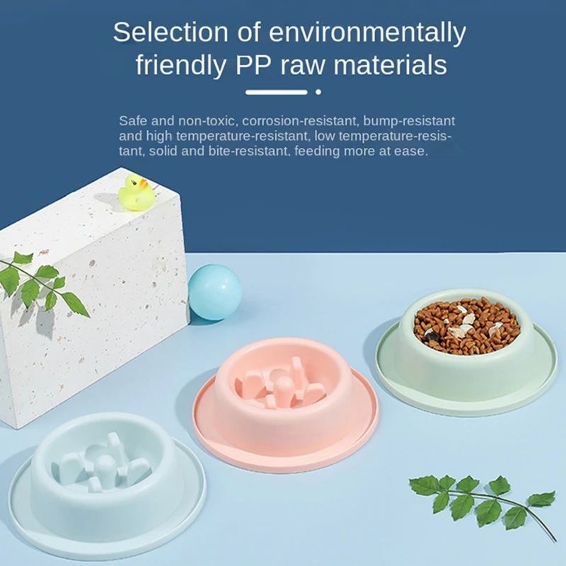 Slow-Feeder Dog Bowl