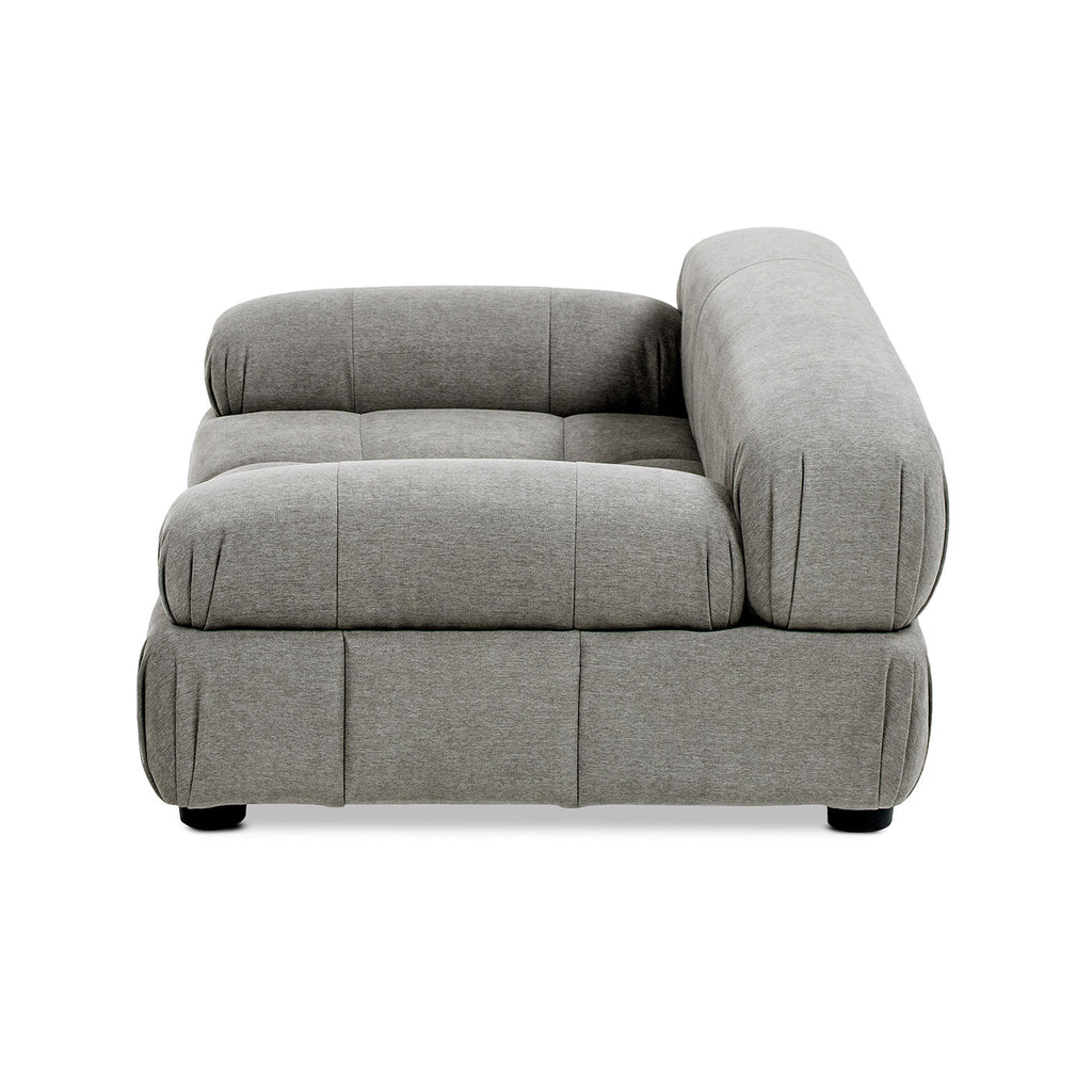 Marcel Upholstered Pet Bed – Uptown Gray Velvet