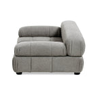 Marcel Upholstered Pet Bed – Uptown Gray Velvet