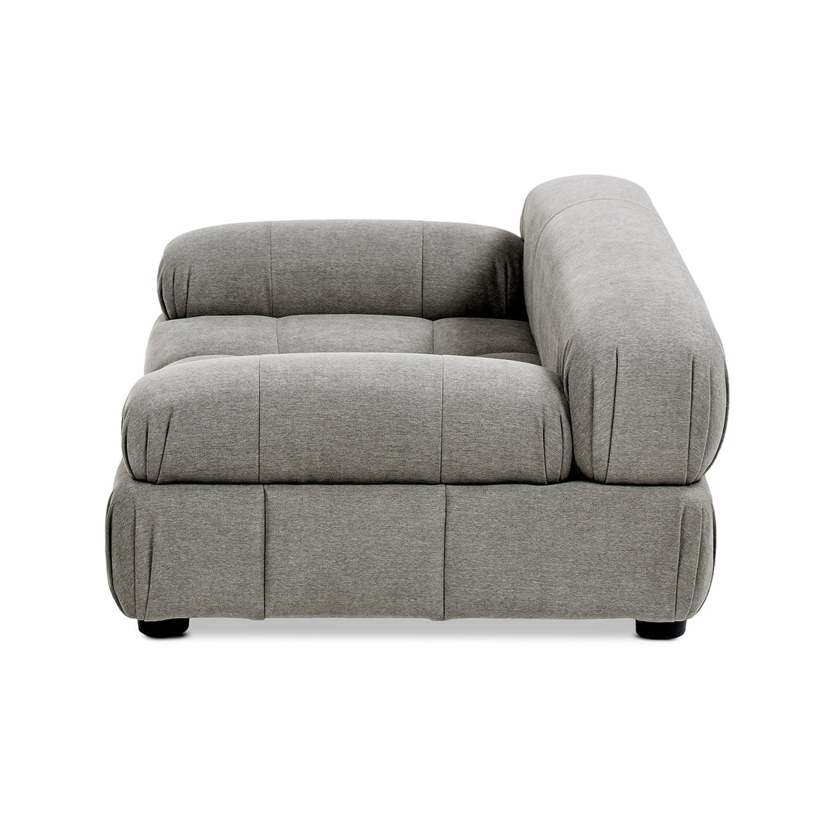 Marcel Upholstered Pet Bed – Uptown Gray Velvet