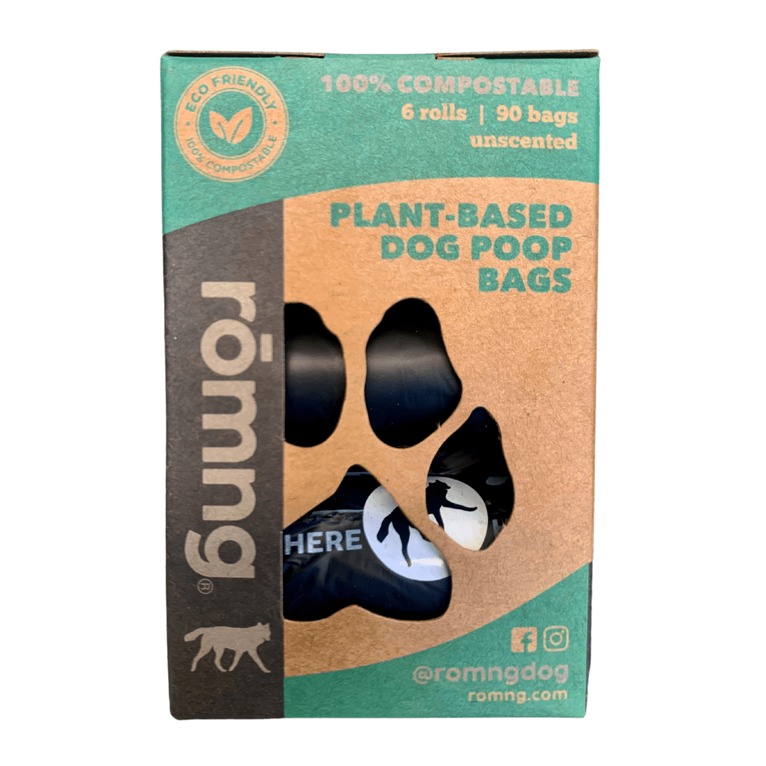 Compostable Waste Bags + Bamboo Dispenser