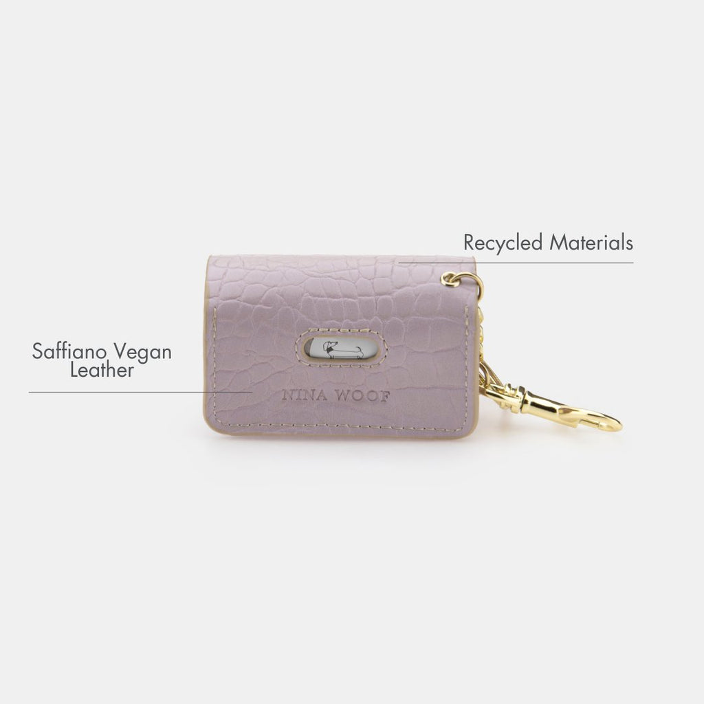 Vegan Leather Waste Bag Holder