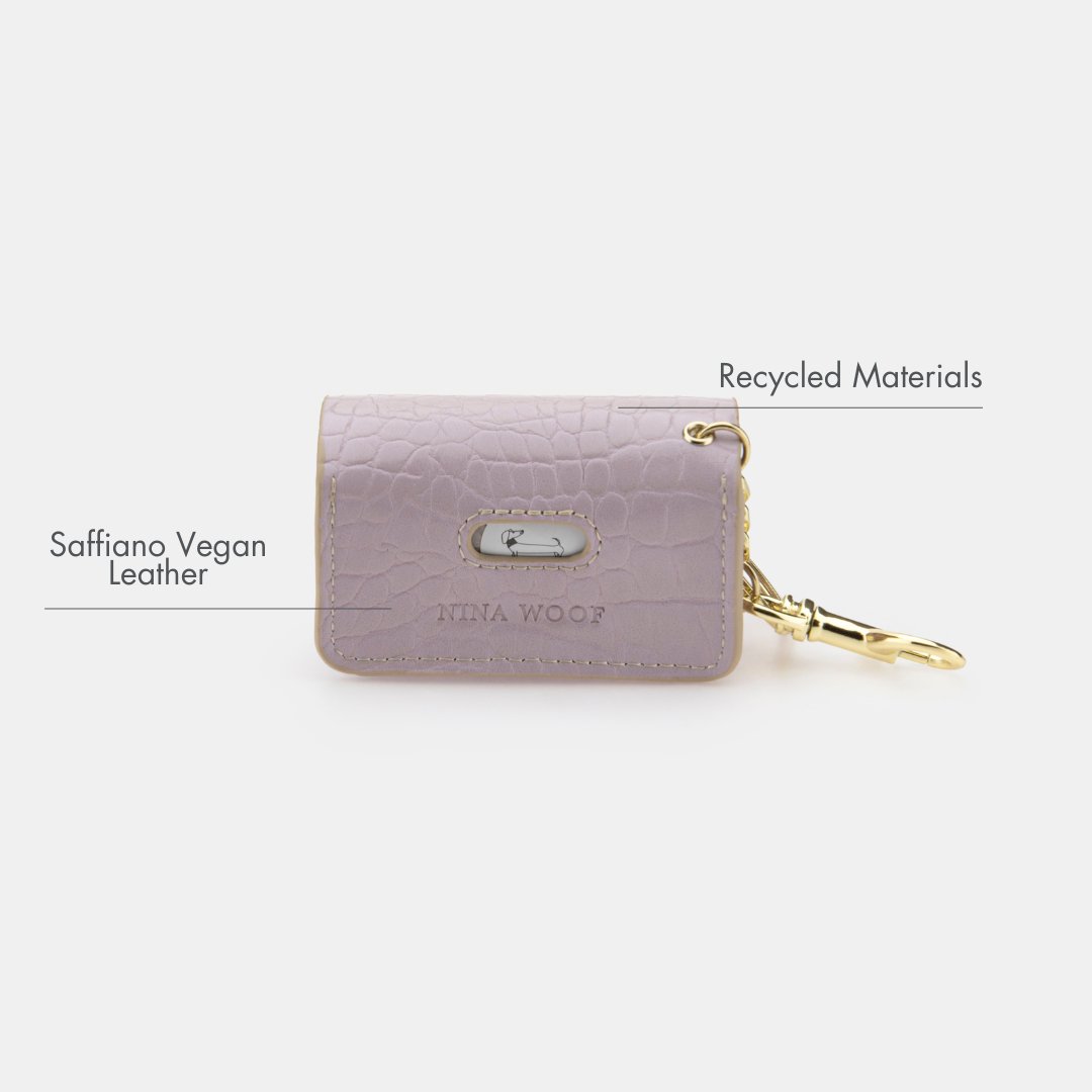 Vegan Leather Waste Bag Holder