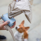 Vegan Leather Waste Bag Holder