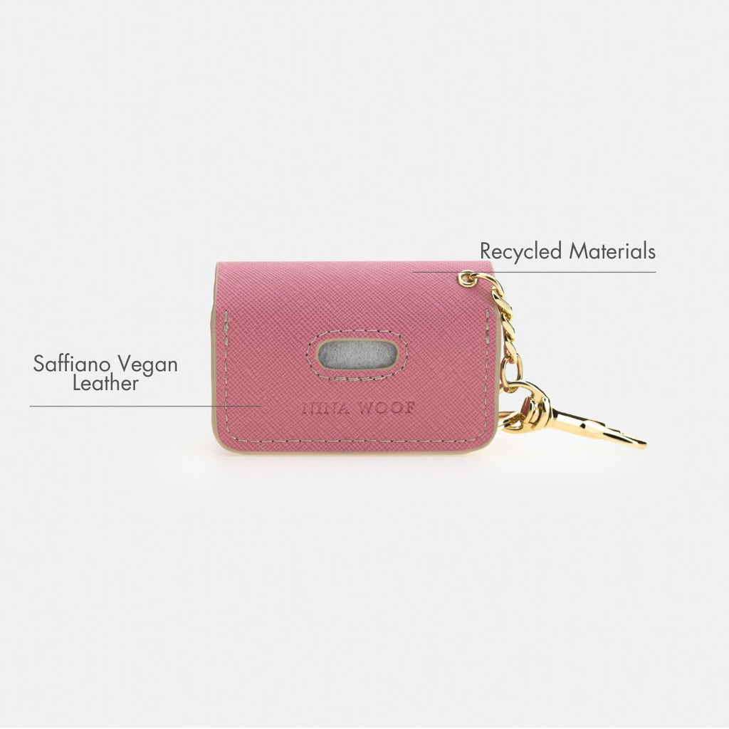 Vegan Leather Waste Bag Holder