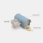 Vegan Leather Waste Bag Holder