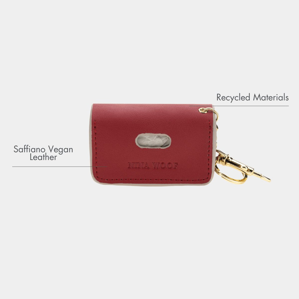 Vegan Leather Waste Bag Holder