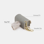 Vegan Leather Waste Bag Holder