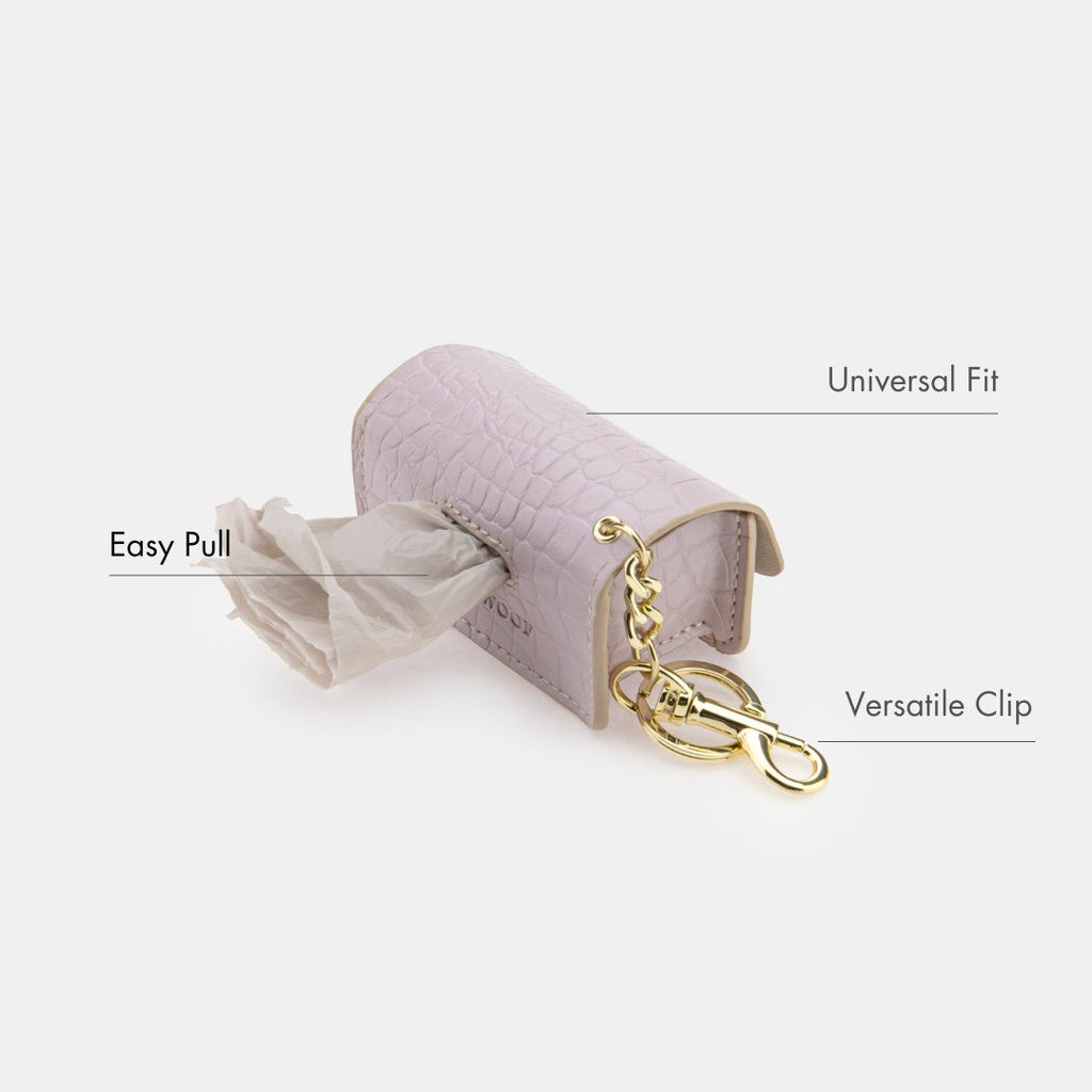 Vegan Leather Waste Bag Holder